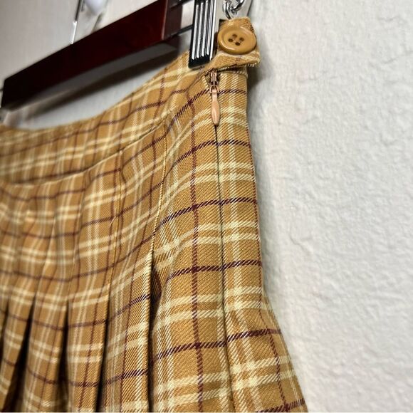 Forever 21 plaid pleated skirt ☀️ EUC ☀️ size small - Picture 3 of 3